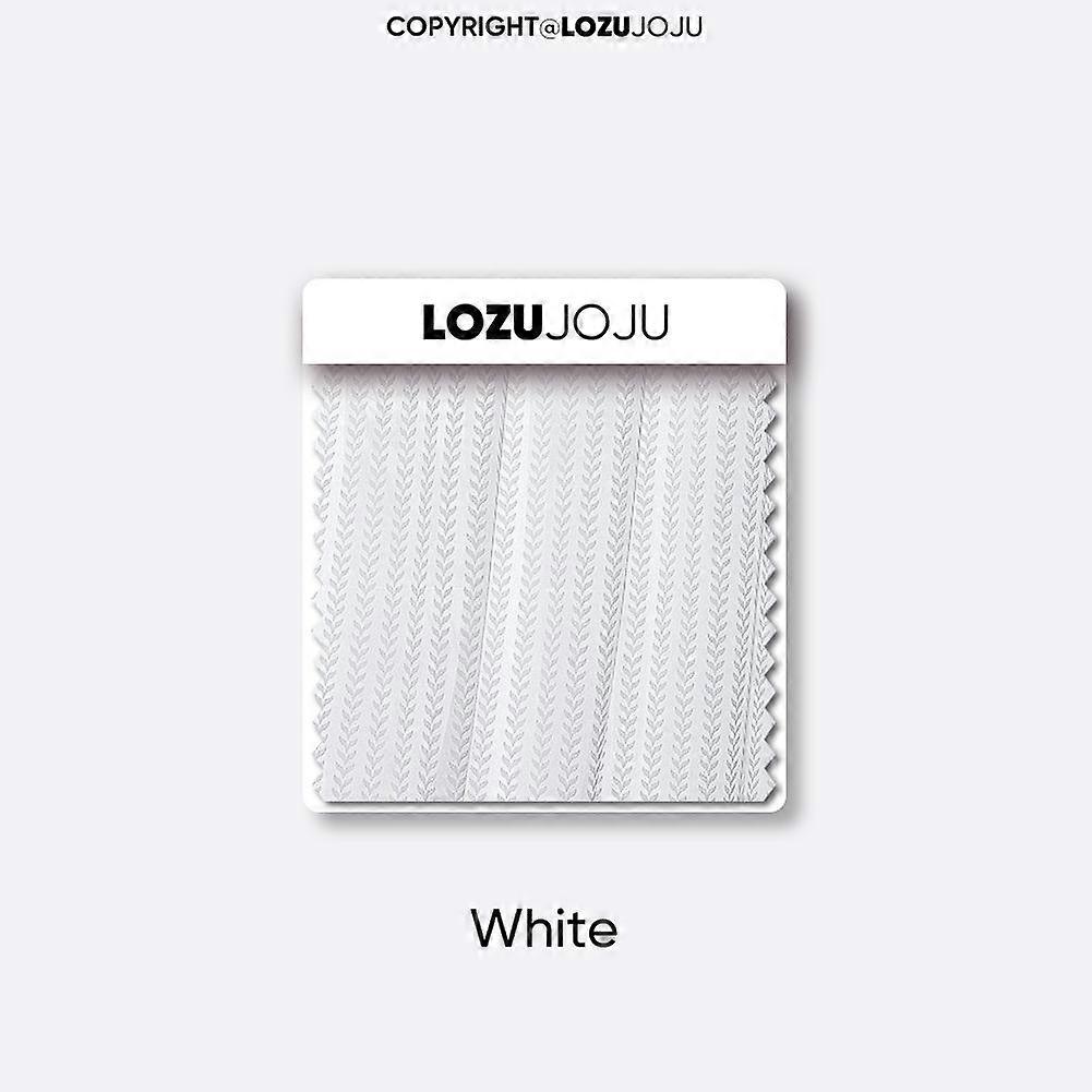 1PC LOZUJOJU White Warp Knitting Tulle Curtain Window Sheer Curtain For Balcony Home Decoration