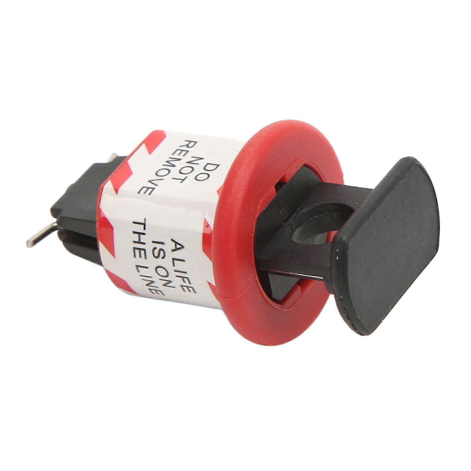 10PCS Pin Circuit Breaker Lock Safety Miniature Electrical Air Breaker Switch Handle Lockout for Power Isolation