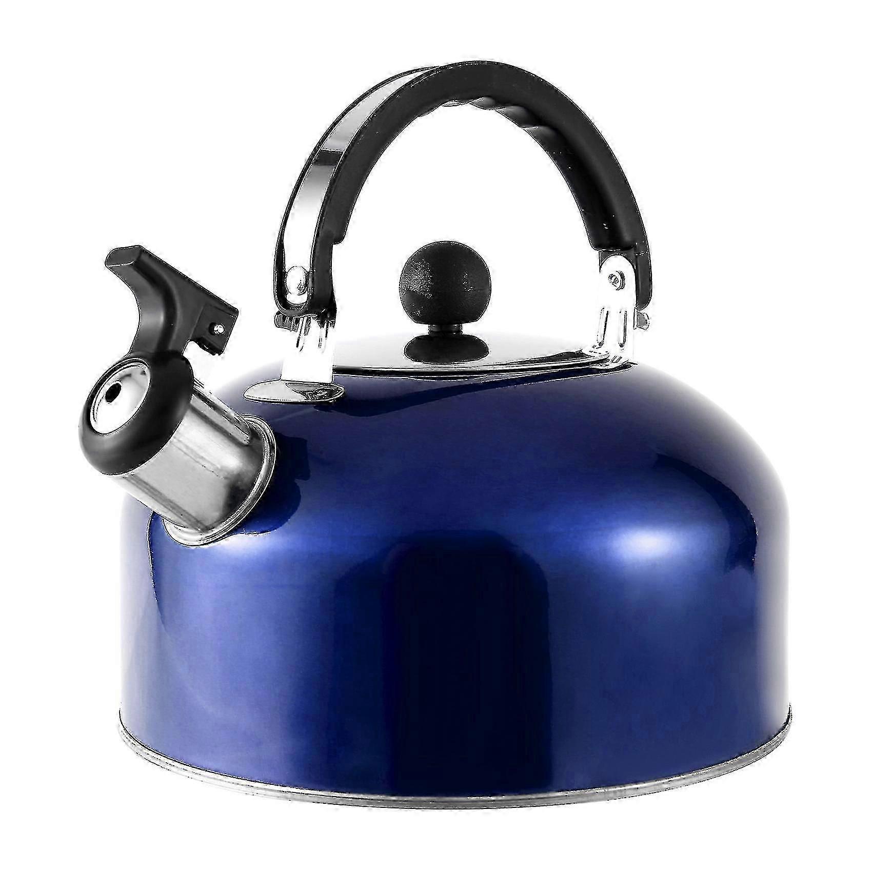 Home Whistling Kettle For Universal Induction Cooker 1.8l Stainless Steel Bottle(blue)