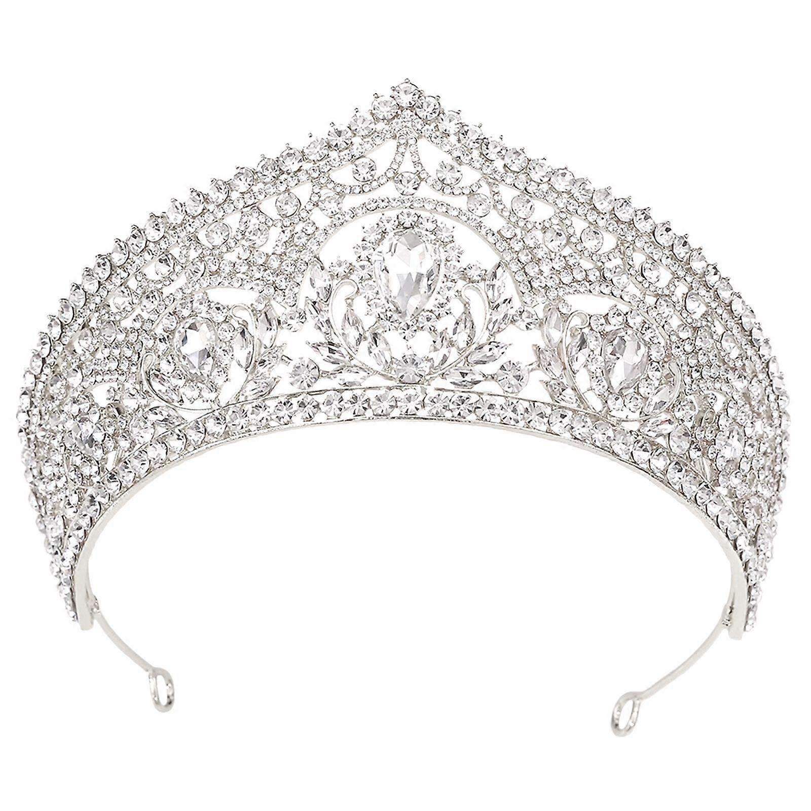 Reine Couronne Pageant Casque mariée pour Pageant Anniversaire Costume Photo Props