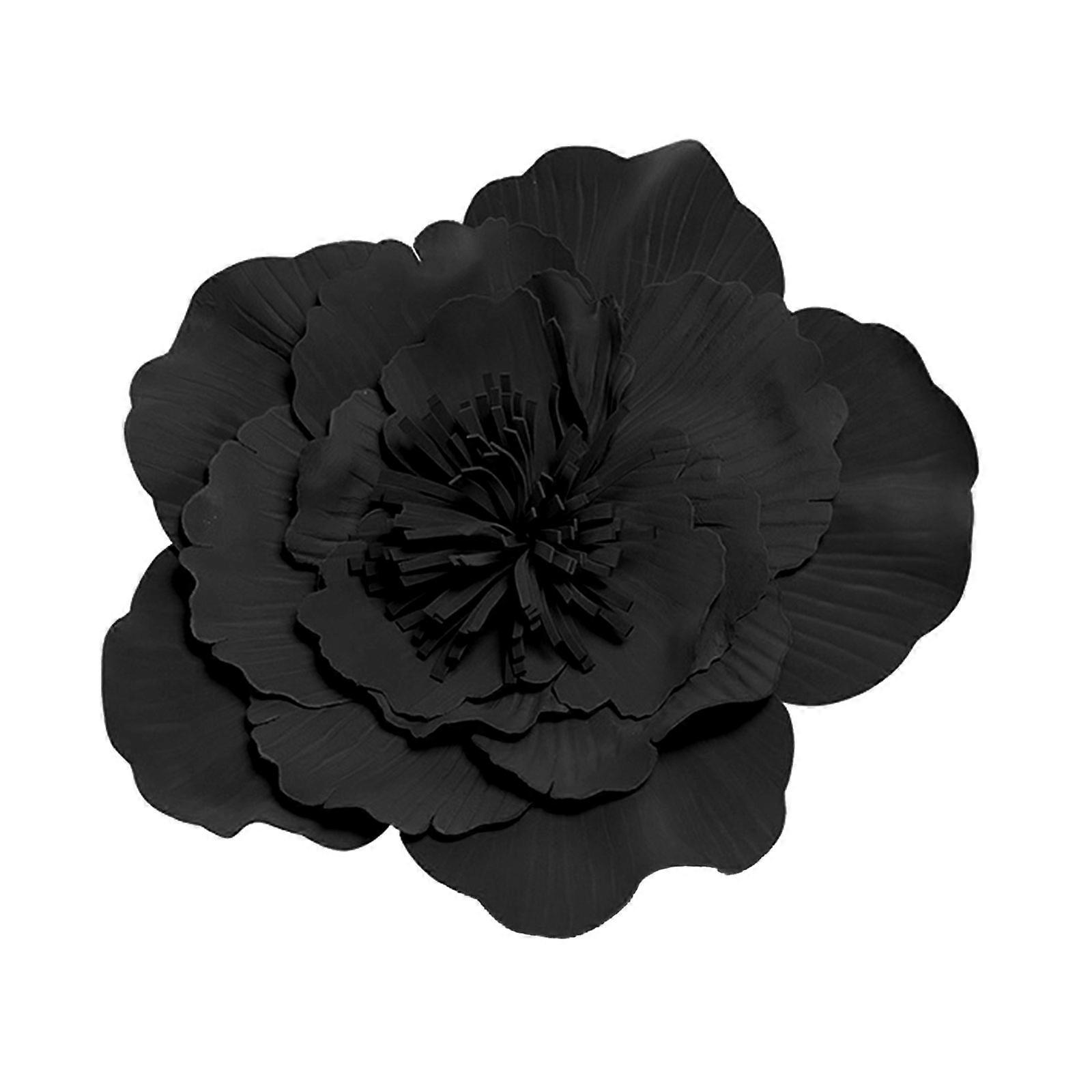 Grand Chapeau à Fleurs Pour Femme – Bandeau Mousse, Fleur De 43 Cm, Pince Et Bandeau Inclus – Idéal Mariage, Course, Fête Thématique, Théâtre
