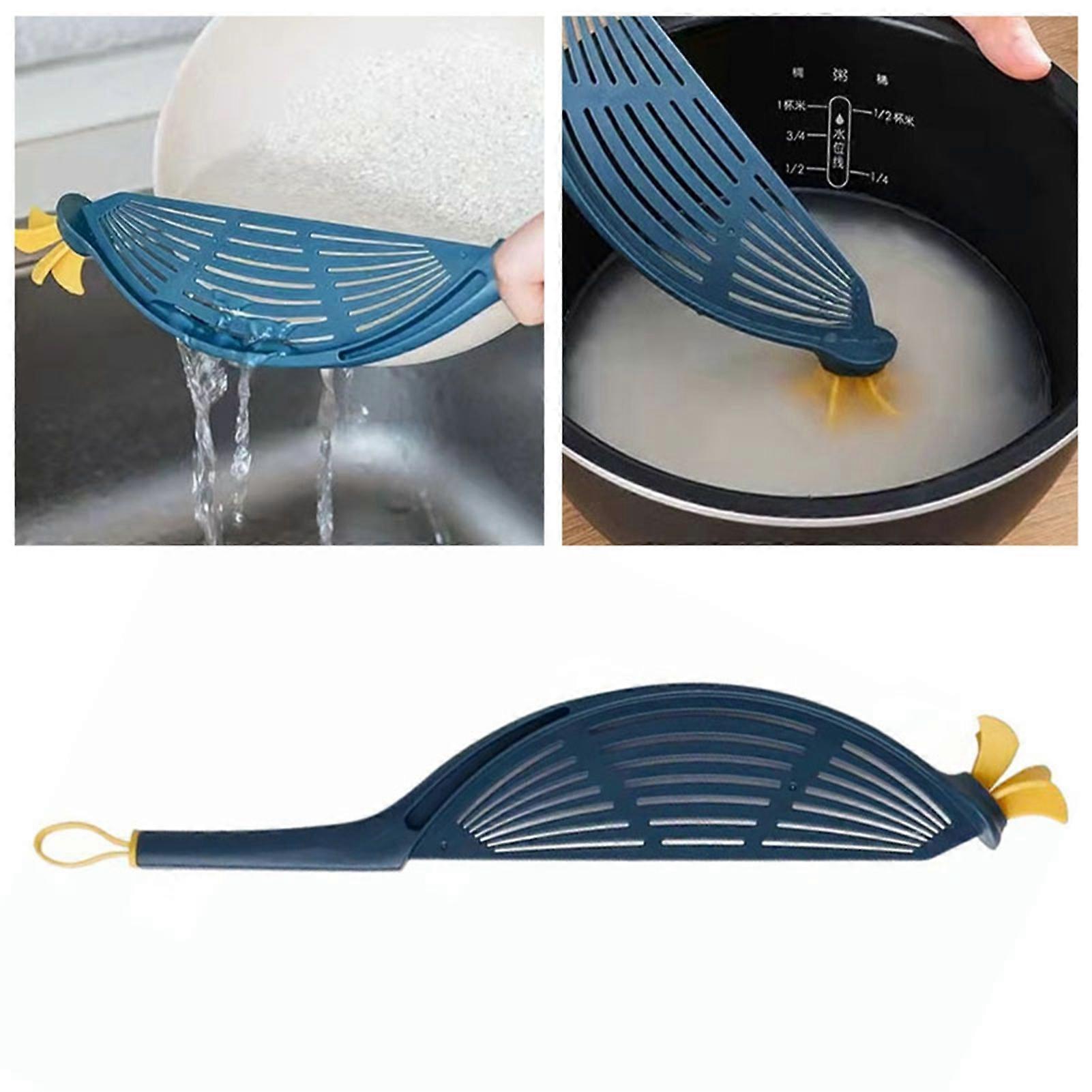 Plastic Rice Sieve Strainer Tool, Multifunctional Handheld 100g