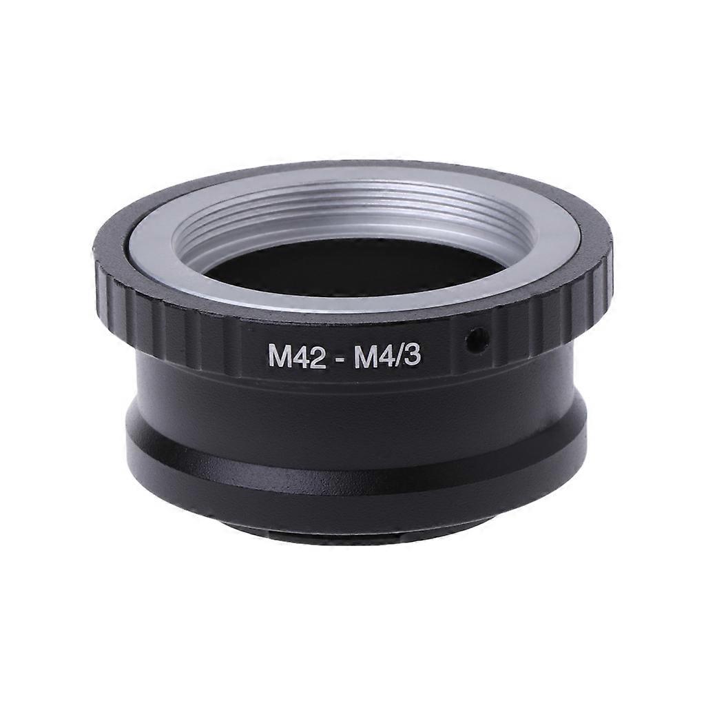 حلقة محول عدسة M42 إلى Micro 4/3 M4 / 3 لباناسونيك G1 GH1 ل Olympus E-P1 EP أسود