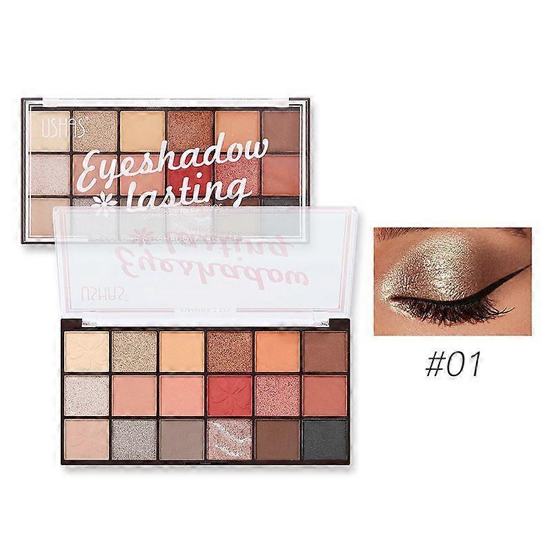 European and American spot eyeshadow disc pearlescent fine flash matte eyeshadow waterproof long-term not easy to smudge UF001