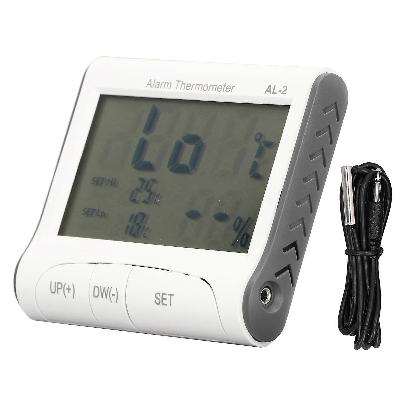 Thermometer Hygrometer ℃/℉ High Low Temperature Automatic Alarm Digital Storage Function Meter with LCD Screen