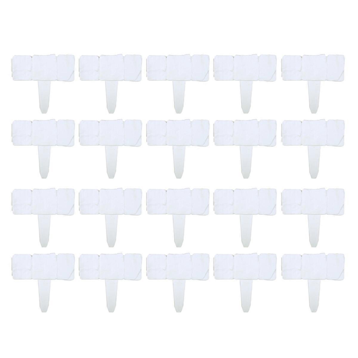 Red Sheet plastic fence,courtyard lawn villa decoration small fence