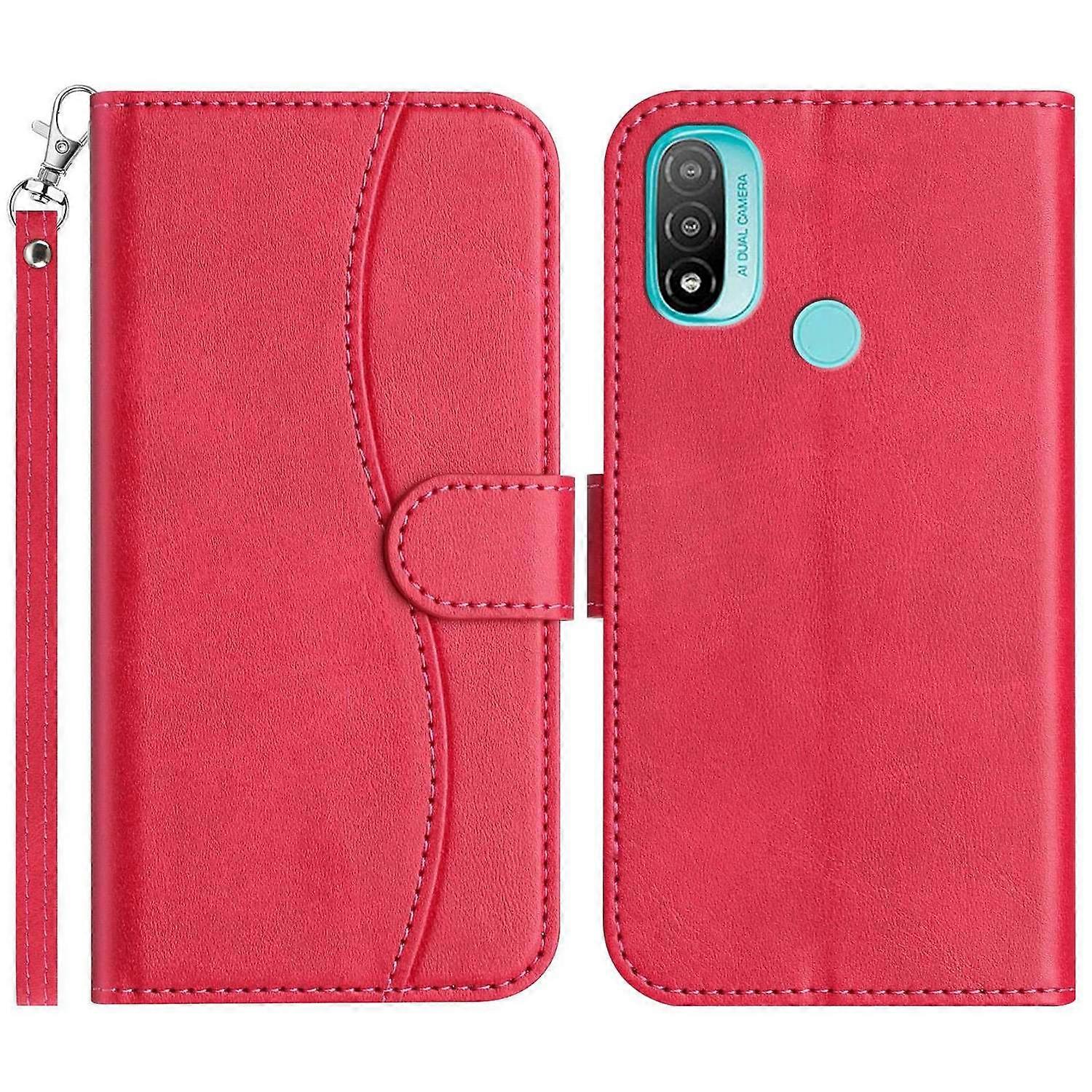 Dubbelvikt läderfodral för Motorola Moto E20 / E30 / E40