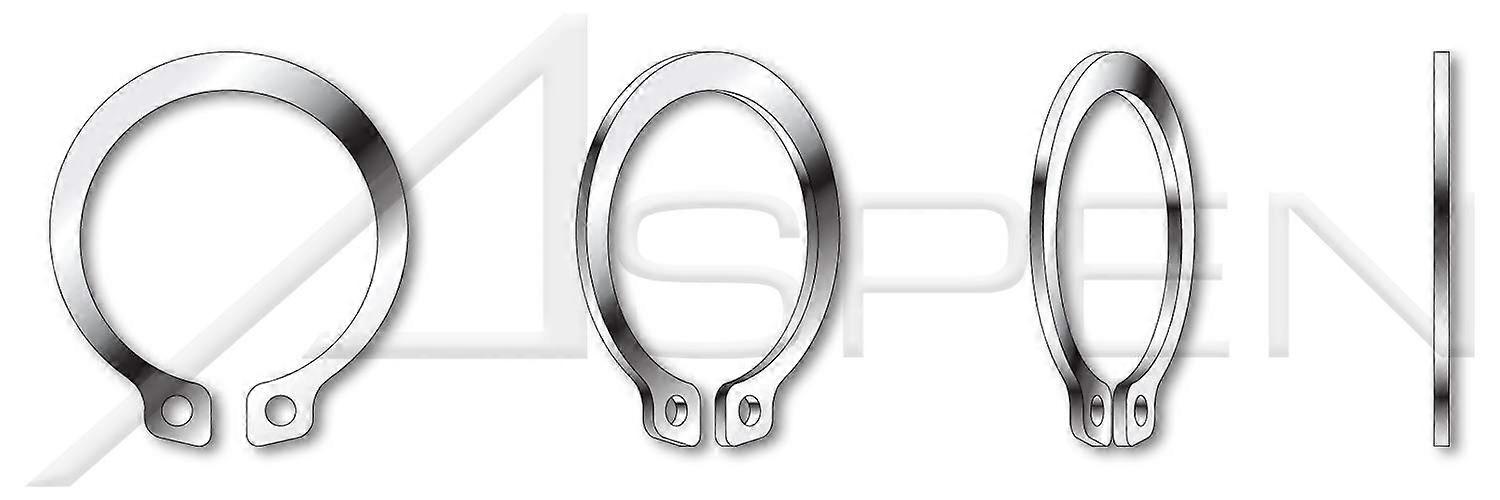(100 pcs) 0.594', External Retaining Rings, 15-7 Mo Stainless Steel