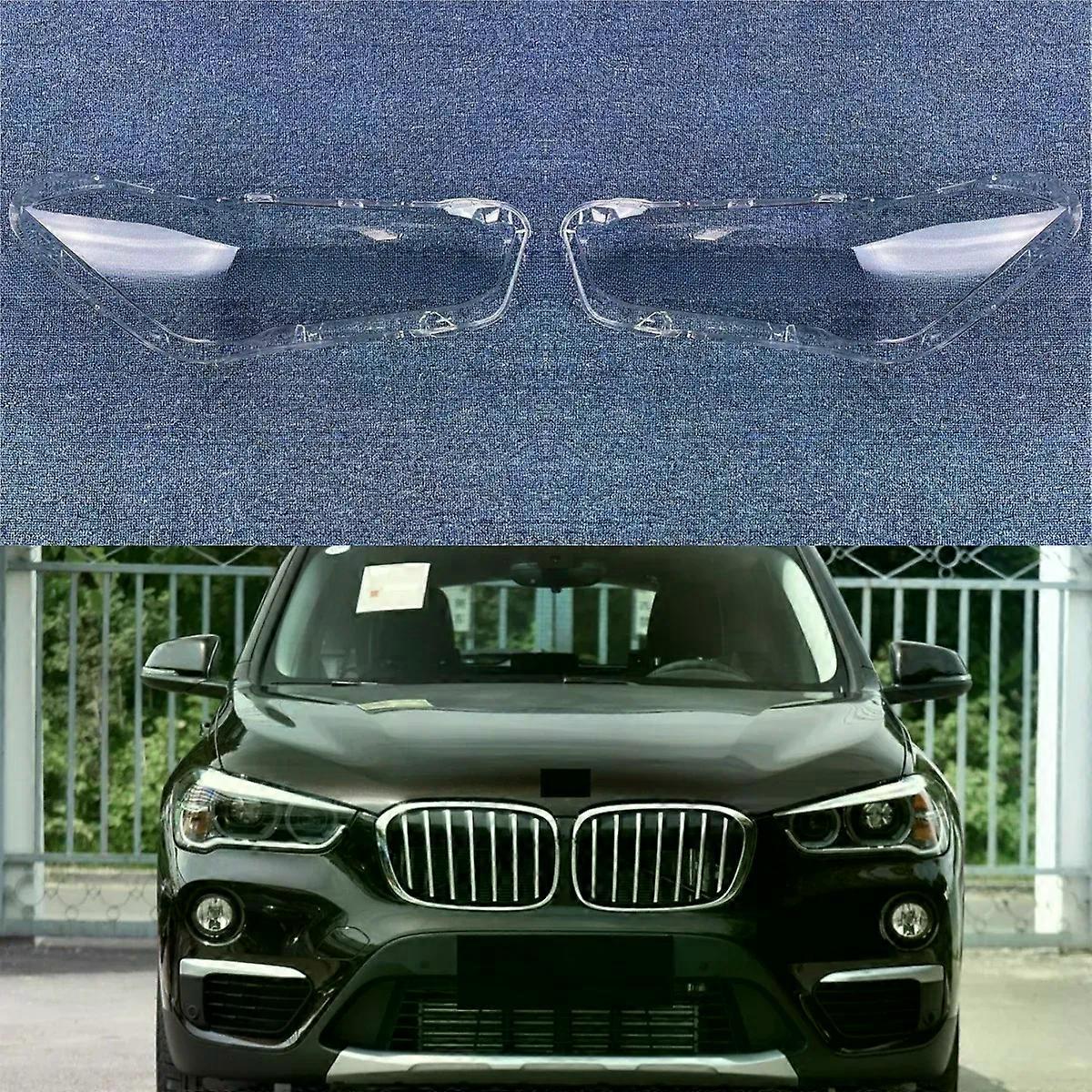 High qualityFor BMW X1 2016 2017 2018 Transparent Headlamp Cover Headlight Mask Lampshade Lamp Shell Plexiglass Replace Original Lens