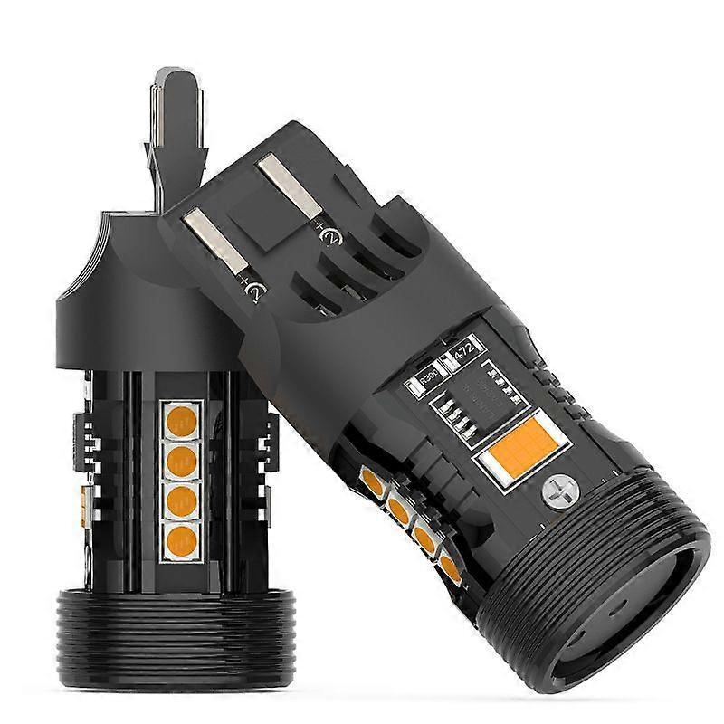 T20 New Led Car Light 1157 7443 Stop Lamp 1156 P21w Reversing Lamp 7440 Two-Color Turn Light
