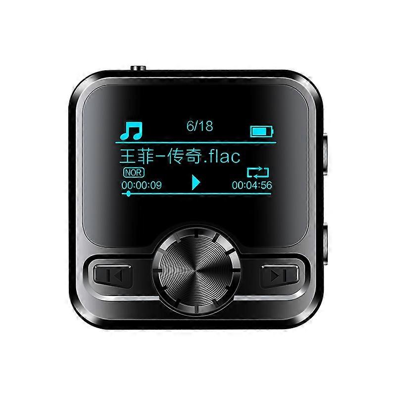 M9 AI Intelligent High-definition Noise Reduction Voice Control Recorder Ebook Bluetooth MP3 Player, Capacity:4GB(Black)