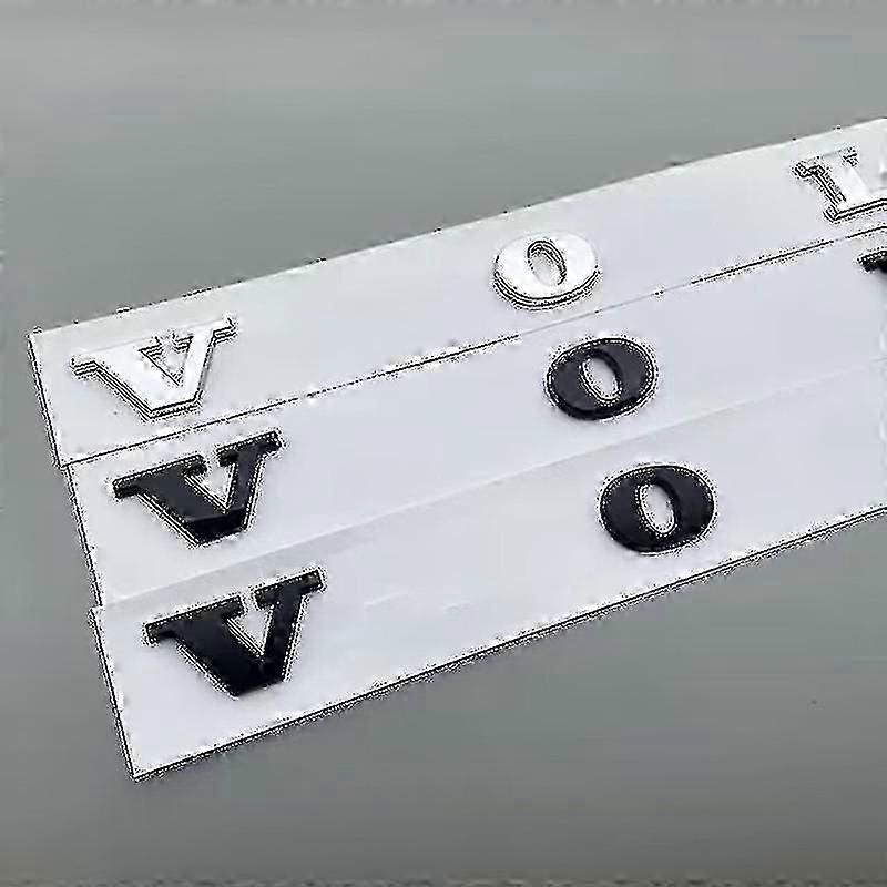 Volvo Car Styling Letters Badge for S60 S60L V40 Trunk Lid Emblem