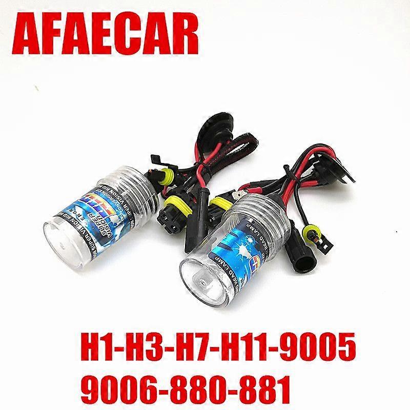 1 pari auton ksenonvalo 12V 35W HID-polttimo H1 H3 H7 H11 9005 9006 880 881 12V auto D2S pää