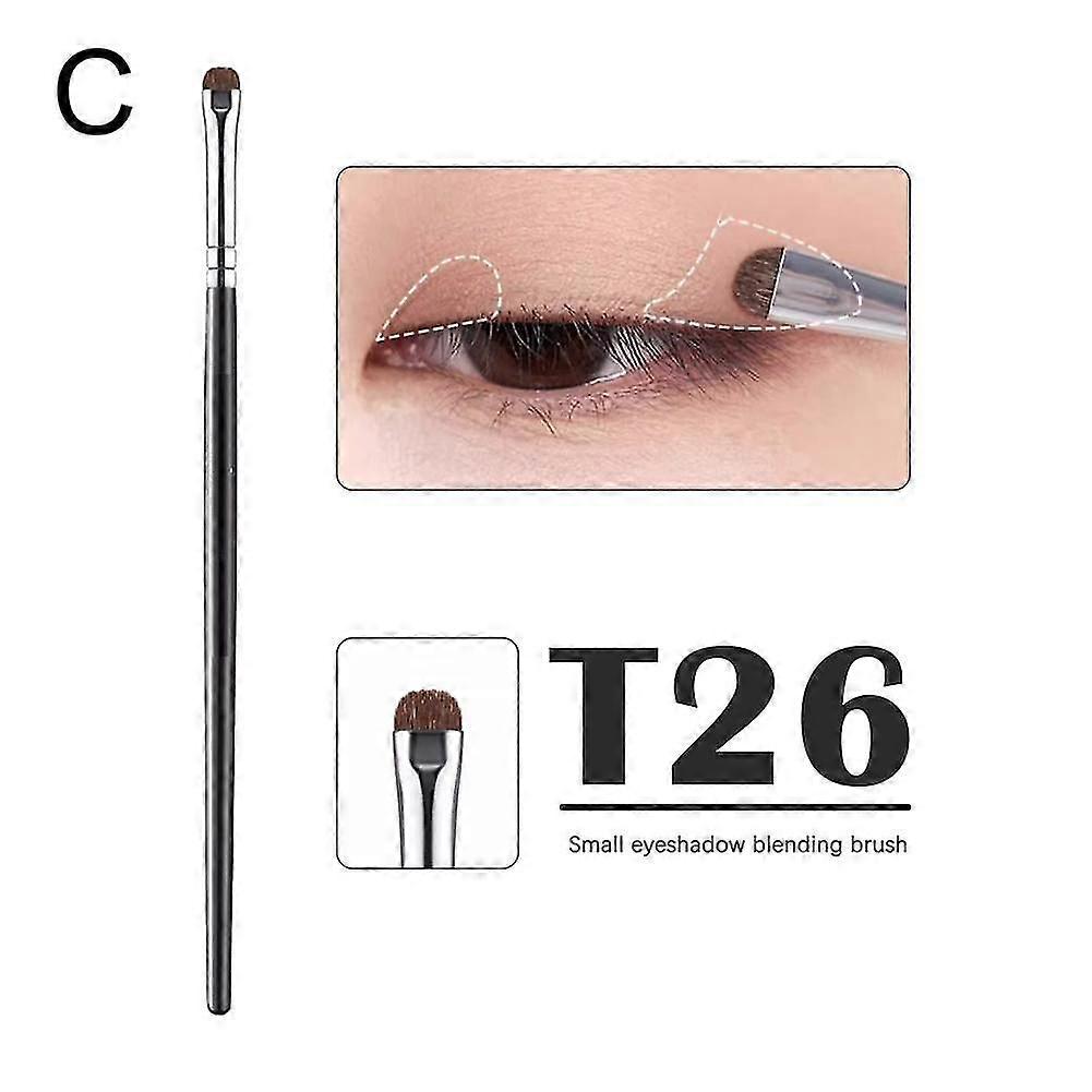 1/4x Flat Eyes Makeup Brushes Professional Angled Eyebrow Eyeliner Brush