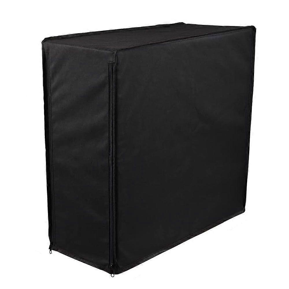 Desktop Host Dust Cover Protector Waterproof Desktop Mid-Tower Computer Host Full Case with Zipper Anti-Static CPU Tower PC Dust Covers Black