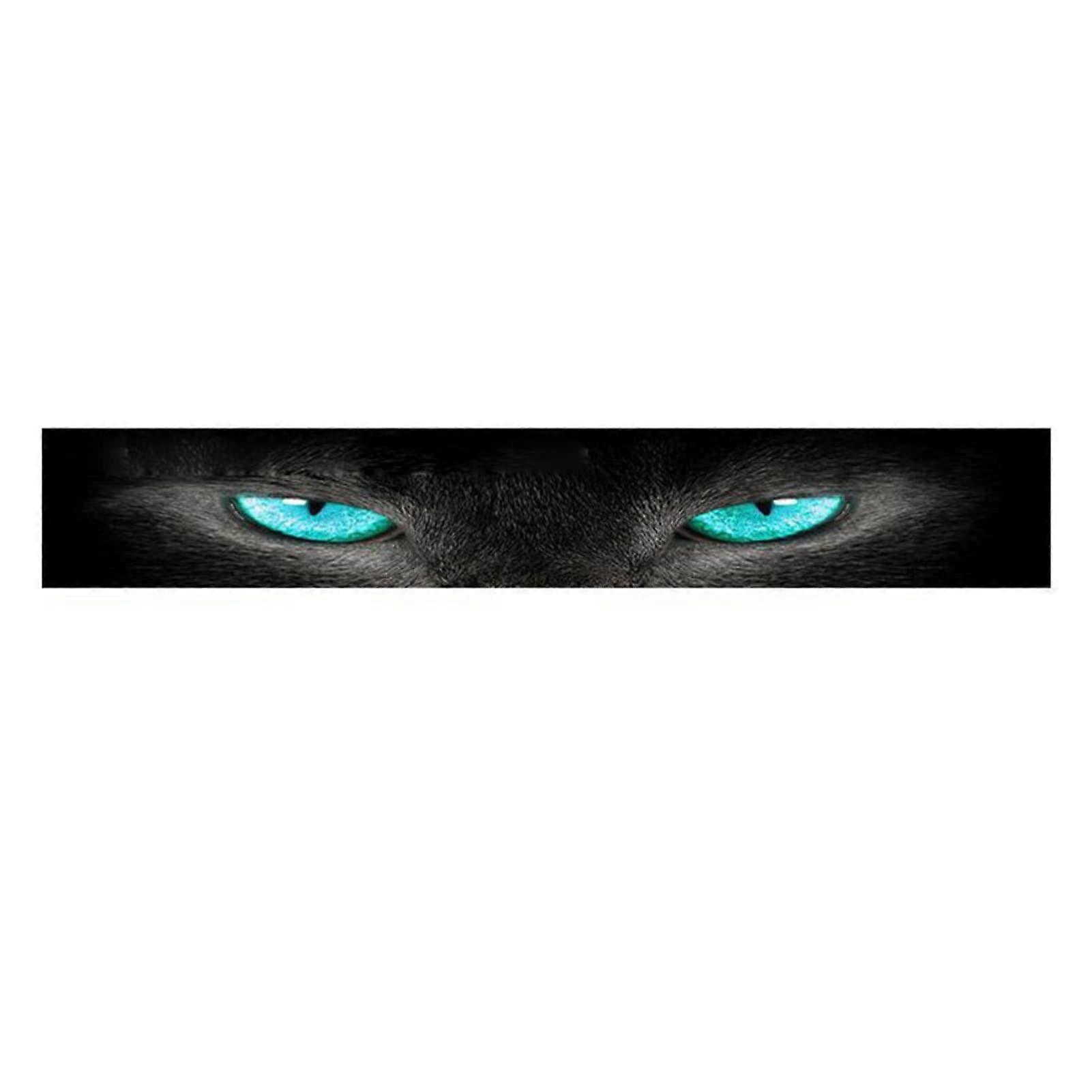 3D Cat Eye Car Decoration Windshield Stickers for Sunshade, UV Protection, Waterproof Material, Universal Fit