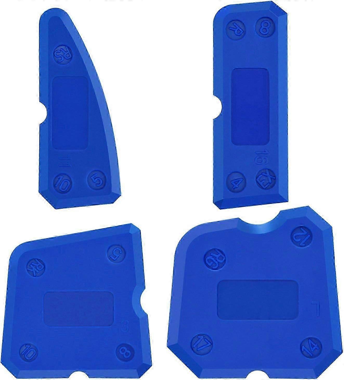 Silicone Caulking Tool Set, Joint Smoother Kit, Blue