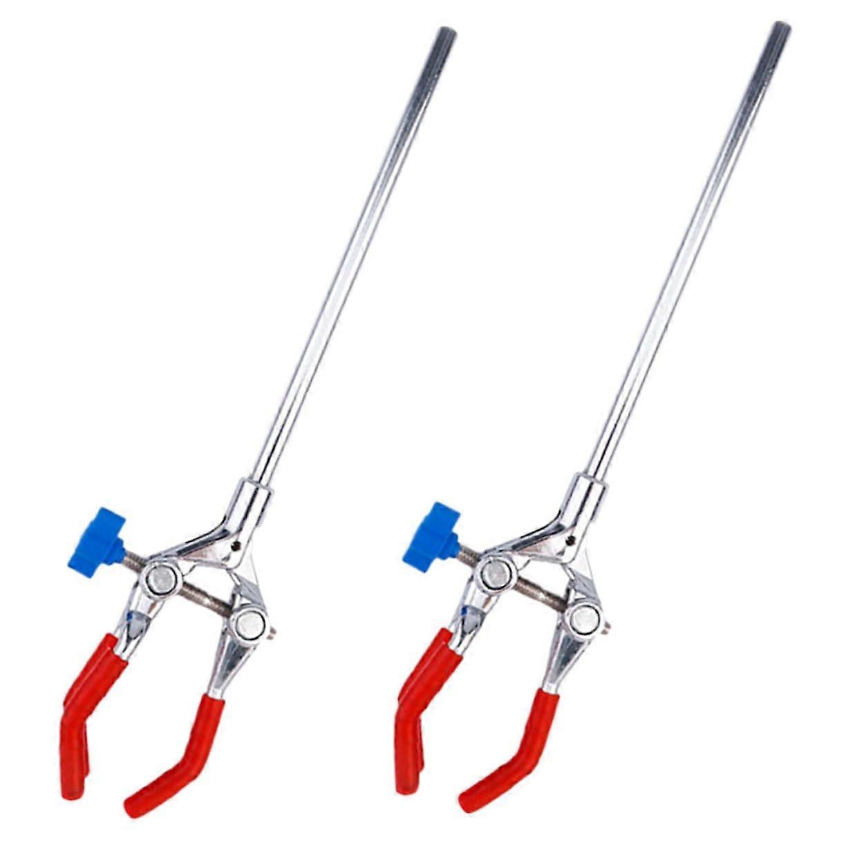 Electroplated Flask Clamp 3prongs Lab Clamp Holder for Beakers Test Tubes Scientific Experiments