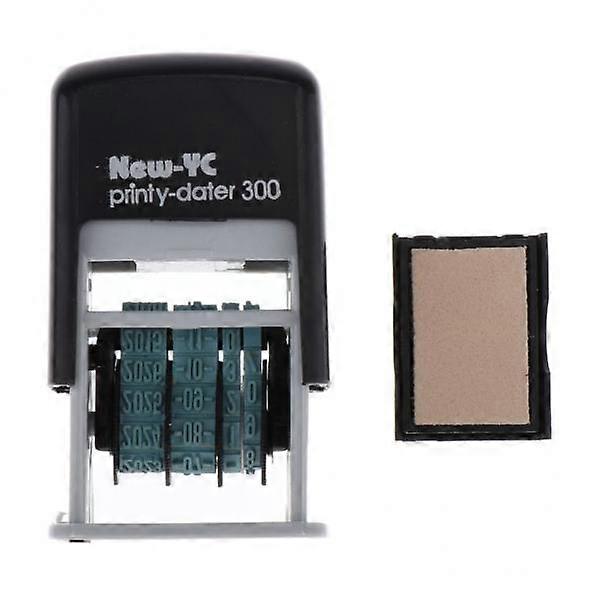 3x طابع التاريخ الذاتي بالحبر ختم تجاري H-4 مم ممتاز ل