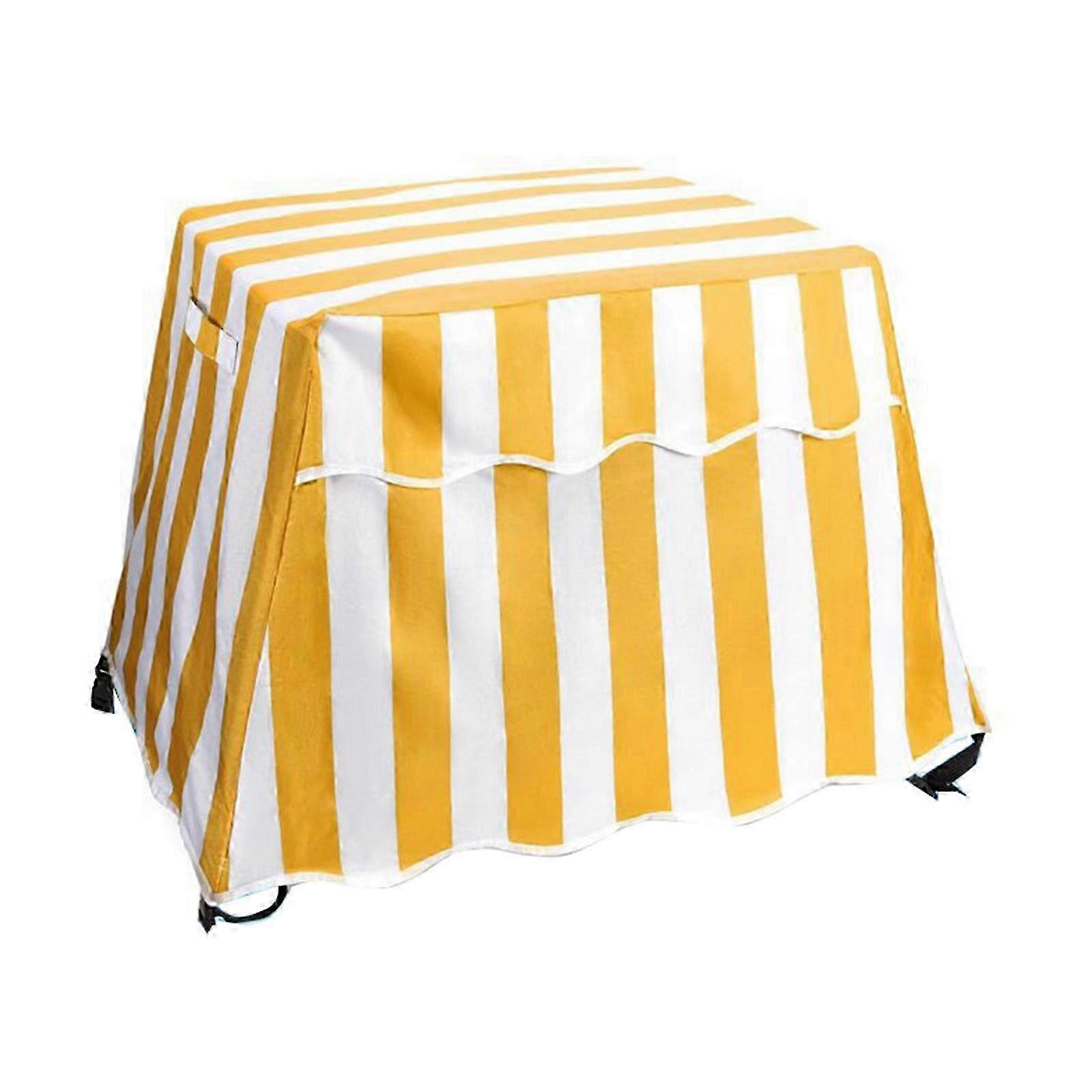 Cover Protective for Kids' Splash Table Easy Cleaning Kids Water Table Cover with Charm Patterns Rain Showers Protectors yellow and white