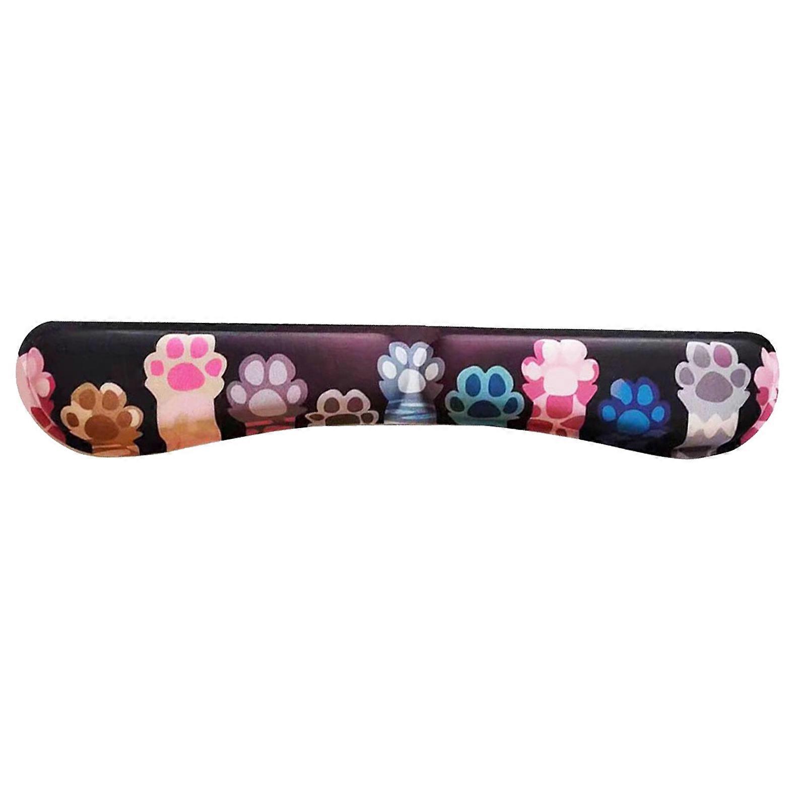 Portable Keyboard Wrist Cushion Ergonomic Keyboard Wrist Rest Super Soft Memory Foam Desk Wrist Support for Computer Cat