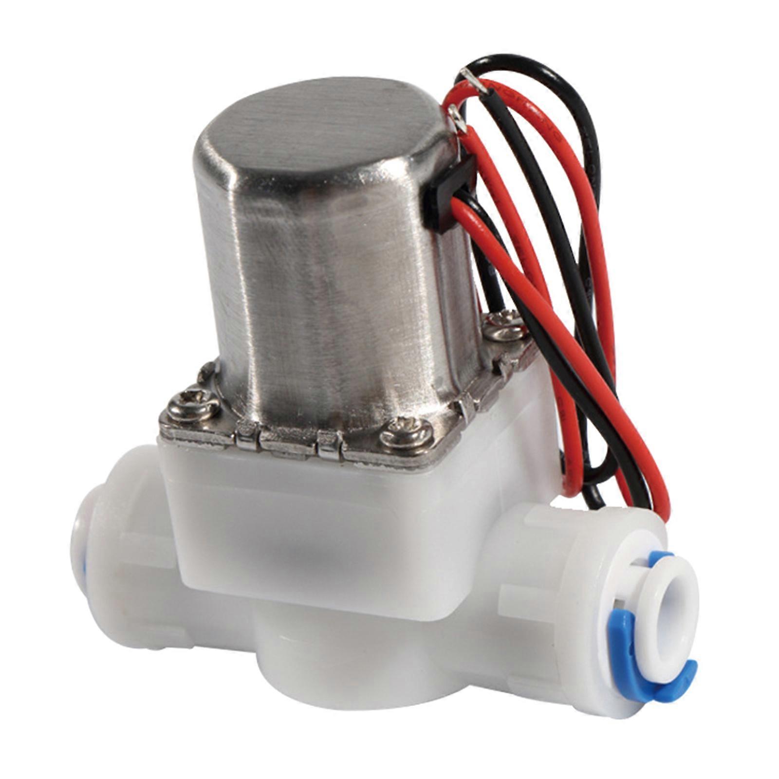 Straight Flow Type Pulse Solenoid Valve Drinking Water Solenoid Valve 1/4" Thread Bistable Pulse Solenoid Valve for Home
