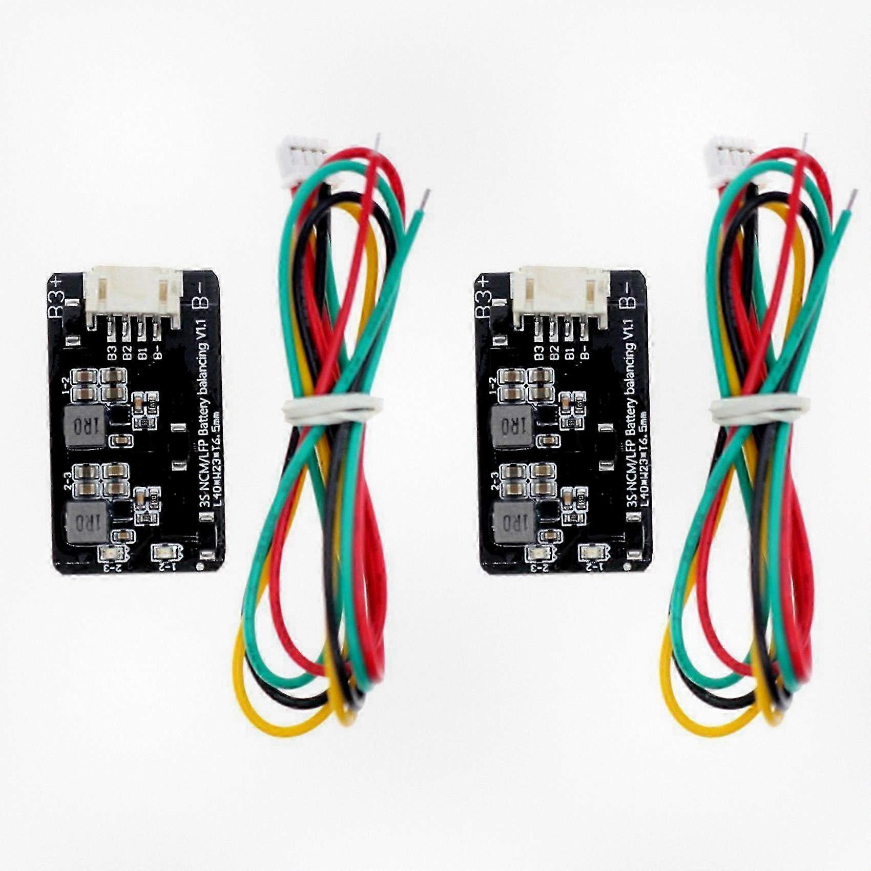 2PCS 1.2A 3S Active Equalizer Balancer Module for Lithium Battery - Suitable for Lithium Ion Lifepo4 Battery Active Balancing System