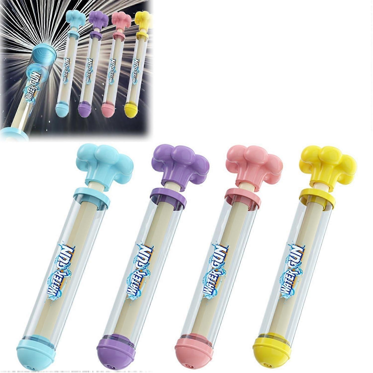 4PCS Firework Water Spray Gun, Romantic Firework Style Water Spray Toy