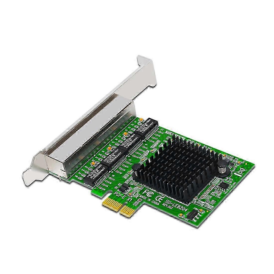 PCIe Gigabit Ethernet Card, Realtek RJ45 LAN Adapter for Stable Wired Internet Connection