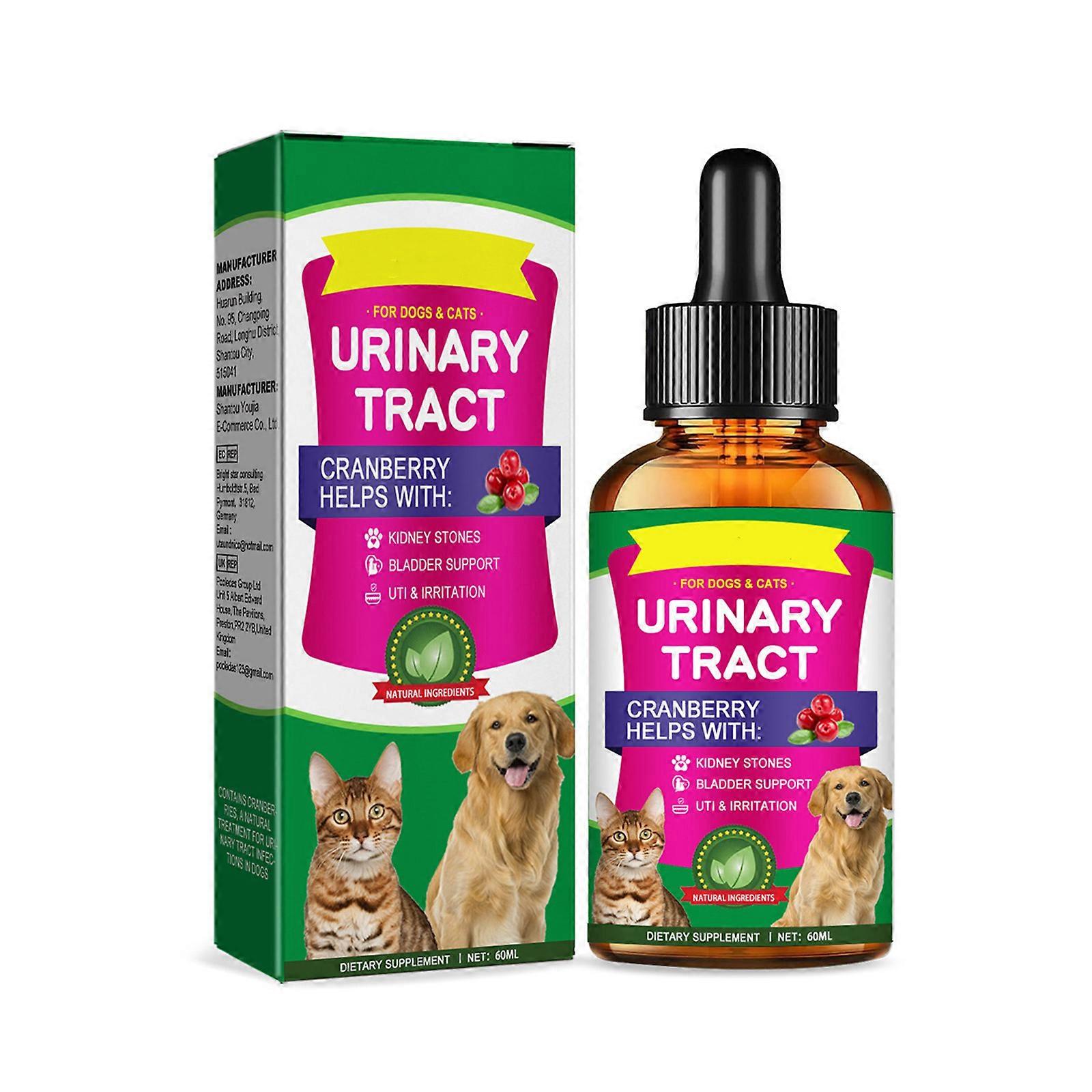 Cranberry Oil for Dog Bladder Support Urinary Tract Infections for Puppy Kitten Soothes Urinary Tract
