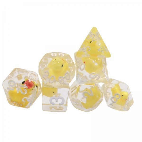4x7Pcs Polyhedral Dices Set Game Dices Acrylic Dices for KTV Role Playing Game