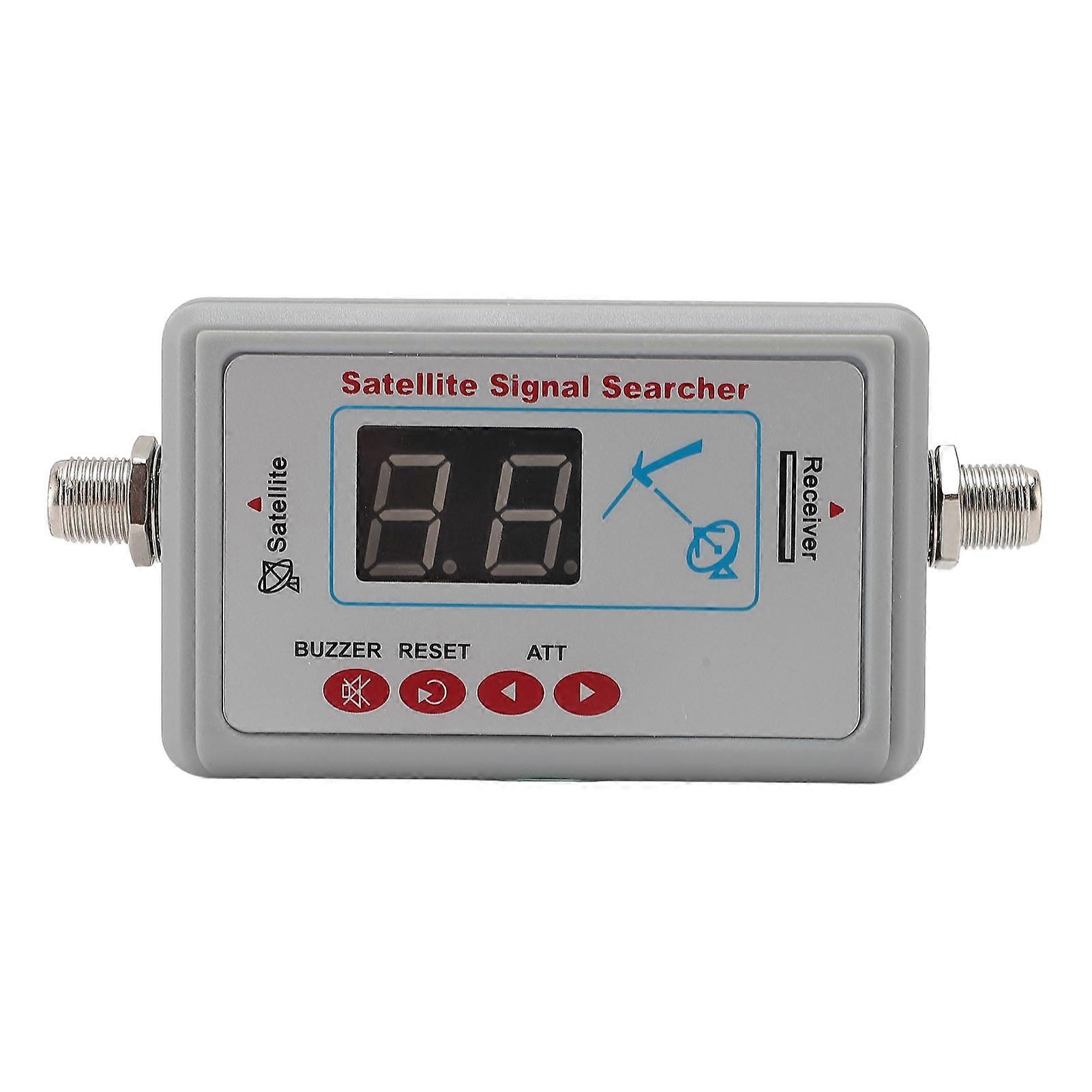 95DL Satellite Signal Finder with Backlight Buzzer Amplifier 950 to 2150MHz Less Loss Digital Satellite Signal Finder Meter