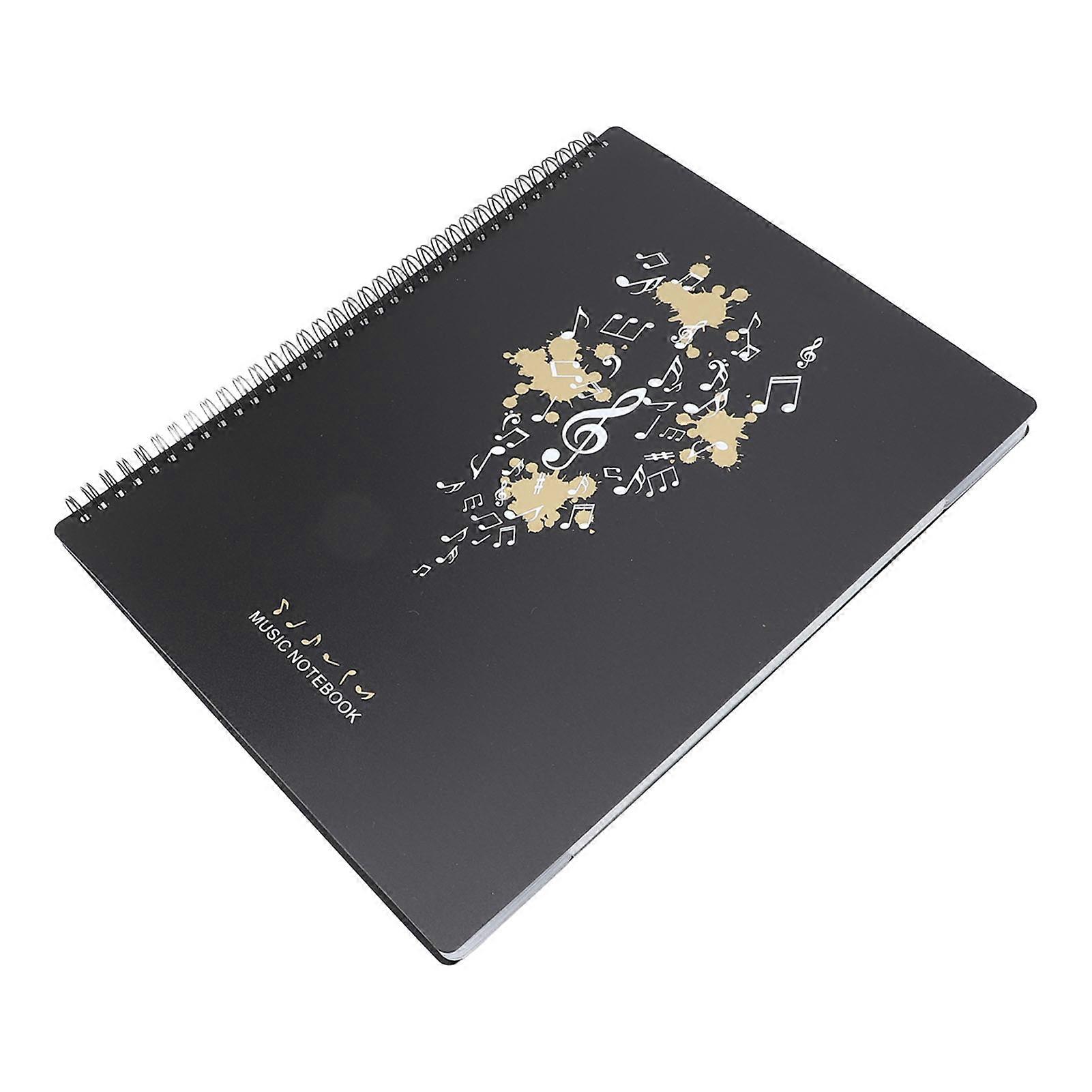 Sheet Music Folder 20 Sleeves 40 Pages A4 PVC Binder for Choir