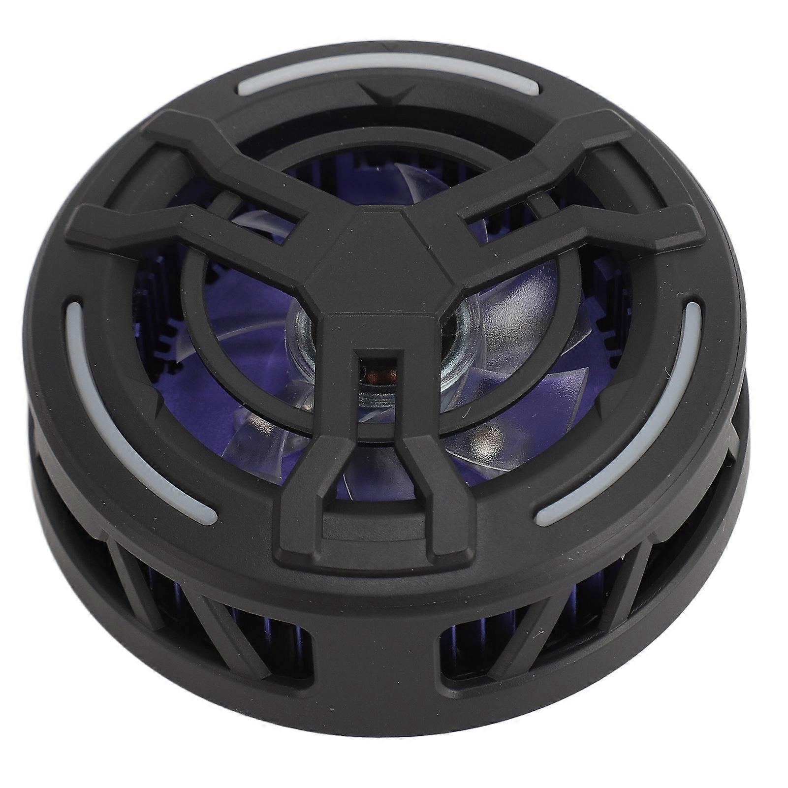 Magnetic Tablet Cooler for IOS Tablet for Steam Deck Universal Radiator with Colorful Lights Temperature Display for Mobile Gaming Live Streaming Bla