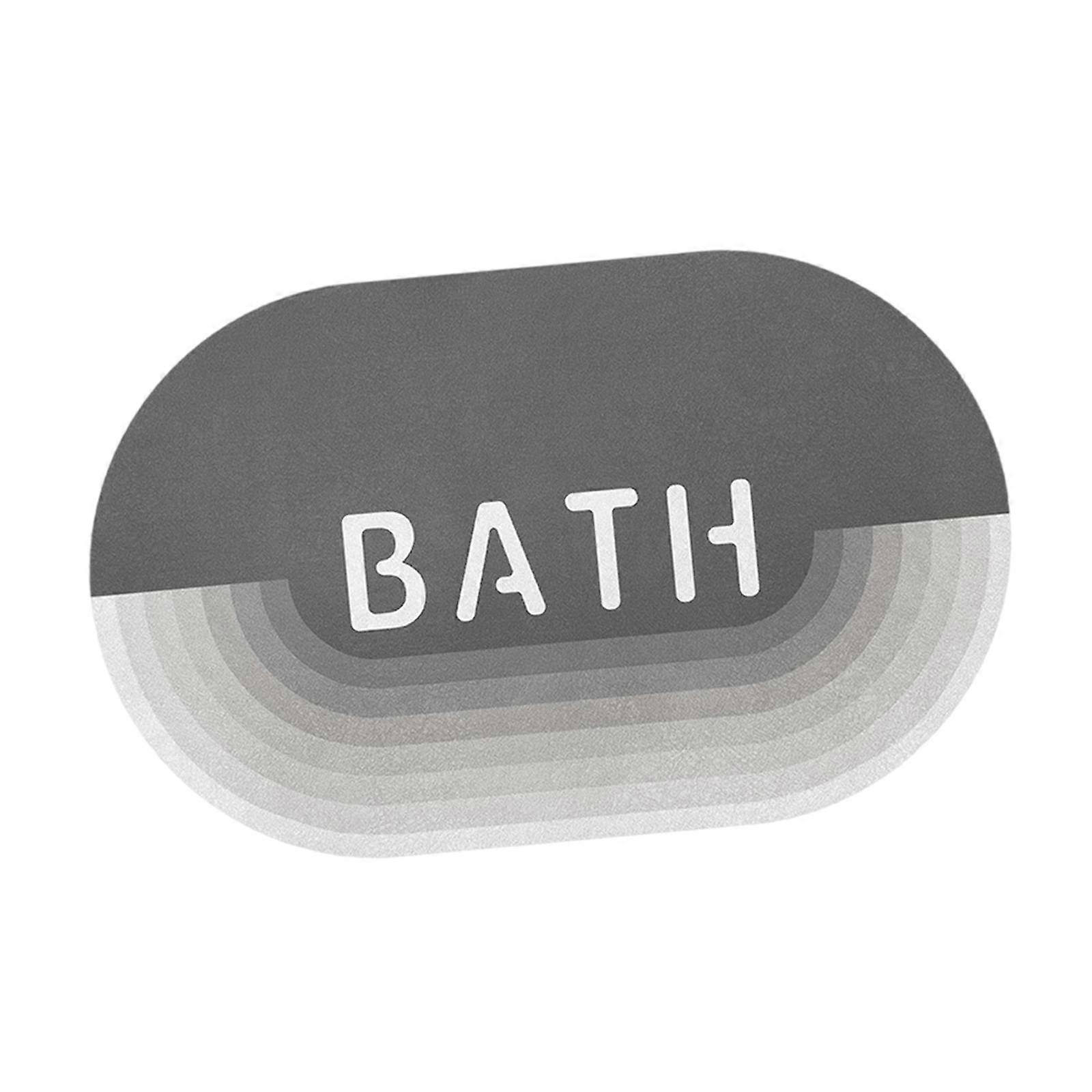 Nordic Style Bath Mat Rubber Backing Absorbent Home Decor Non-Slip Soft Velvet