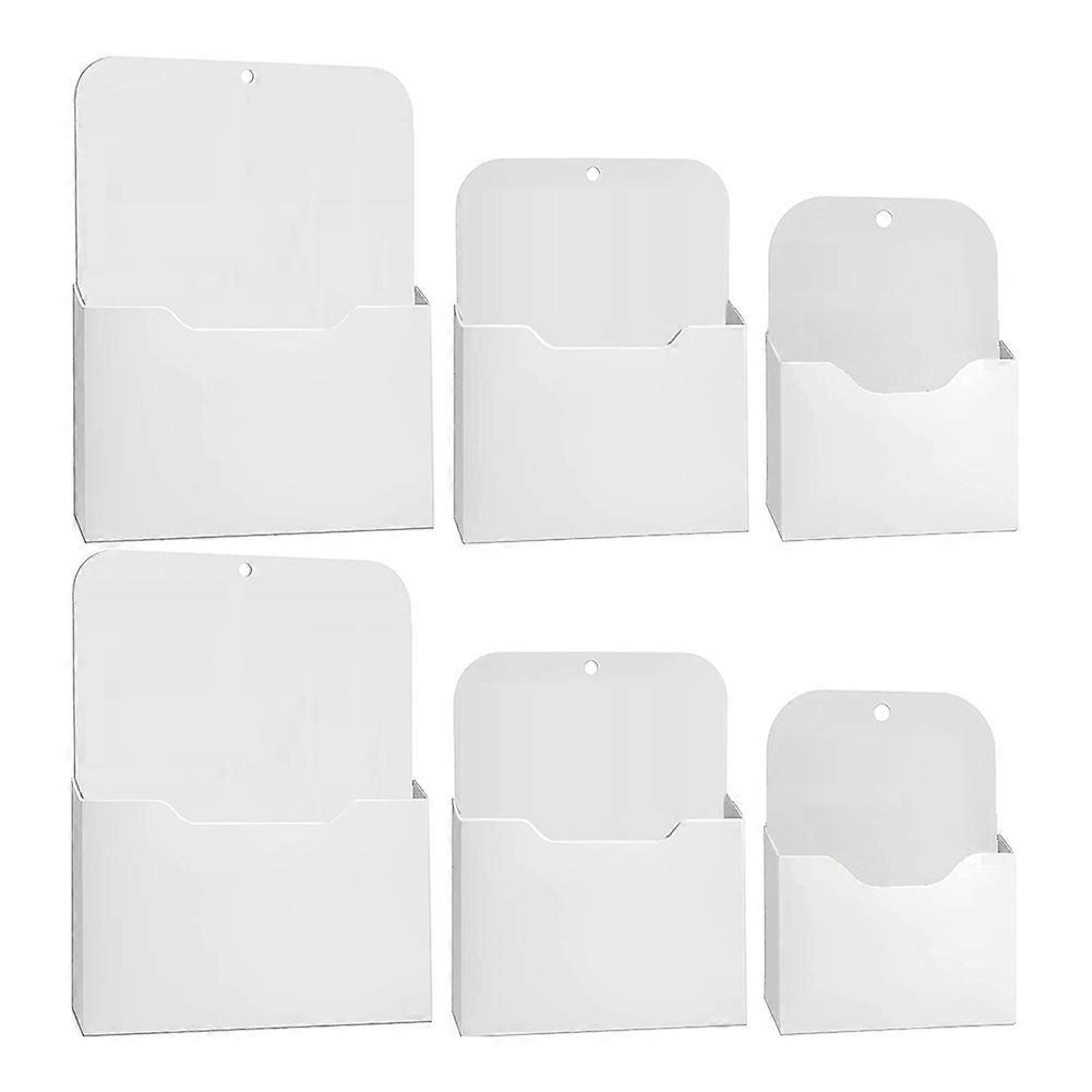6 Pack Magnetic File Holder Letter Size Magnetic Paper Holder(S/M/L)