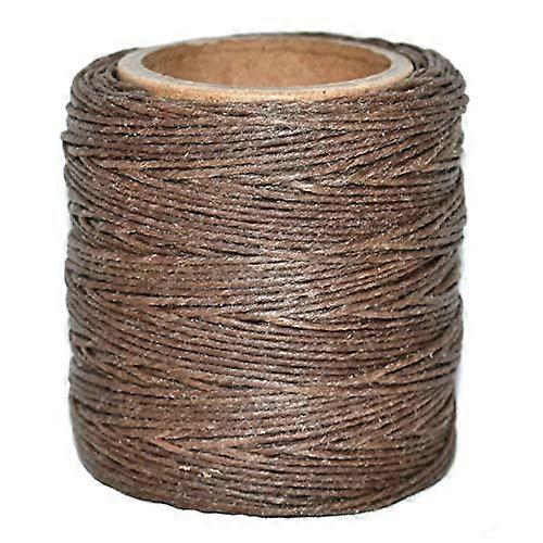 .040' Cocoa Waxed Polycord. 210 feet Each. Includes 2 spools.