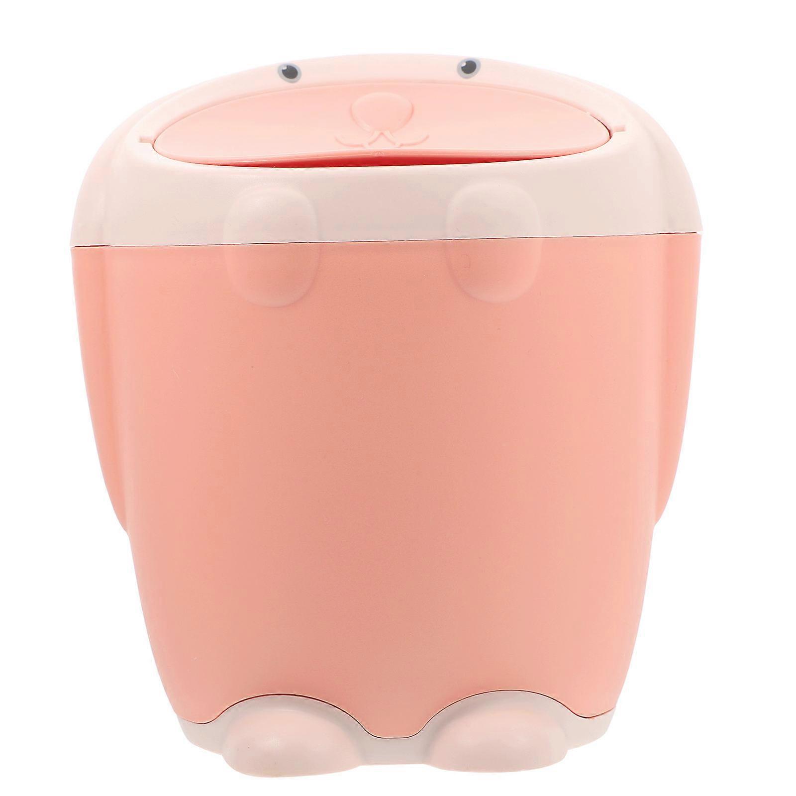 Desktop Small Trash Can Toilet Easy Disposal Simple and Practical 1Pcs