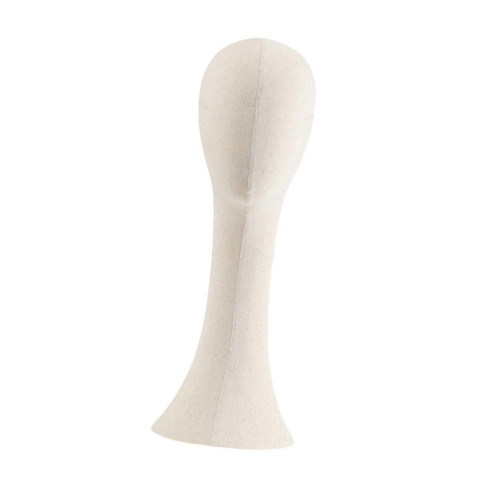 Stylish Manikin Head Display Stand for Scarves, Hats, and Headphones with Long Neck Design