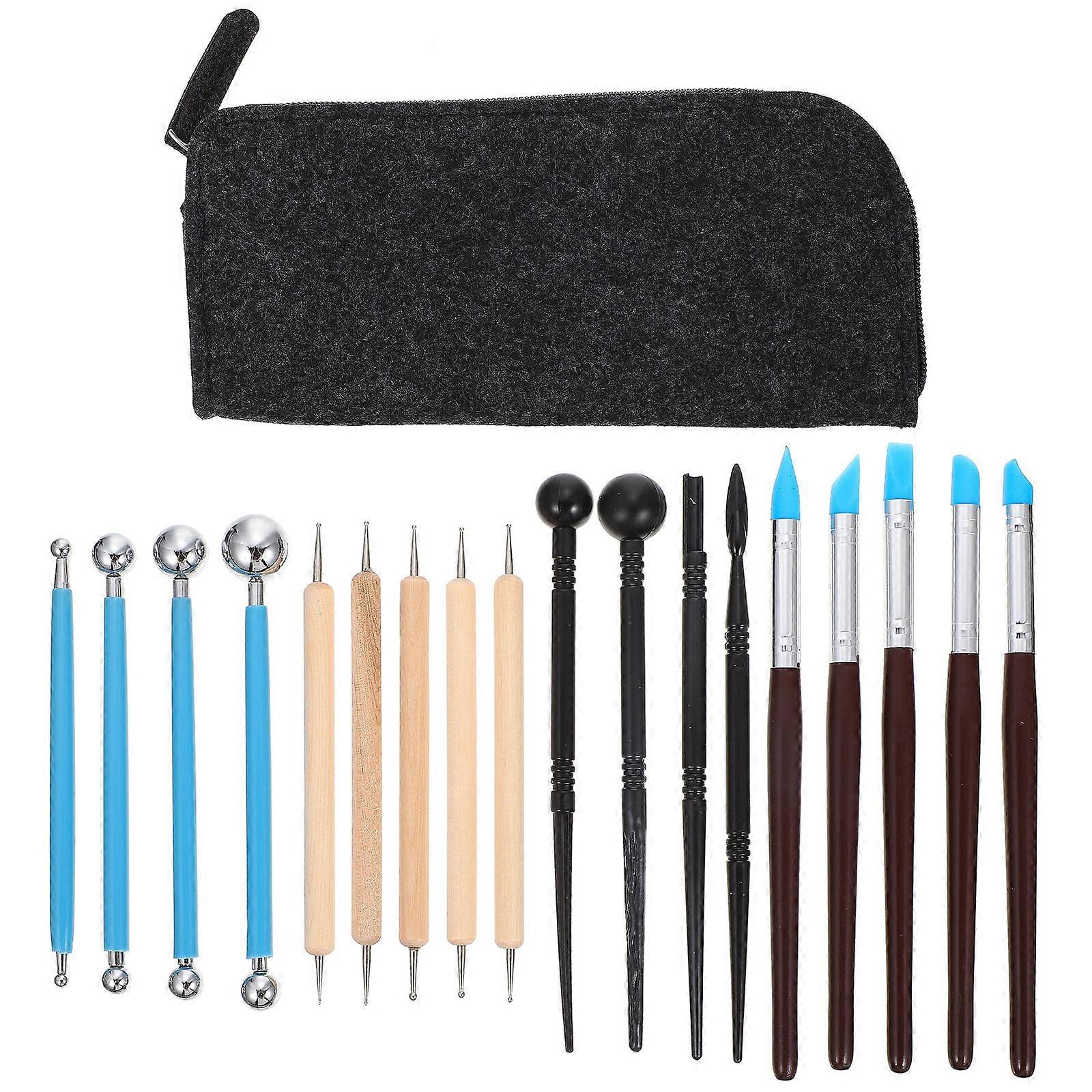 Clay Modeling Tools Set Diy Polymer Clay Tools For Various Shapes Ergonomically Designed Handle 1Set