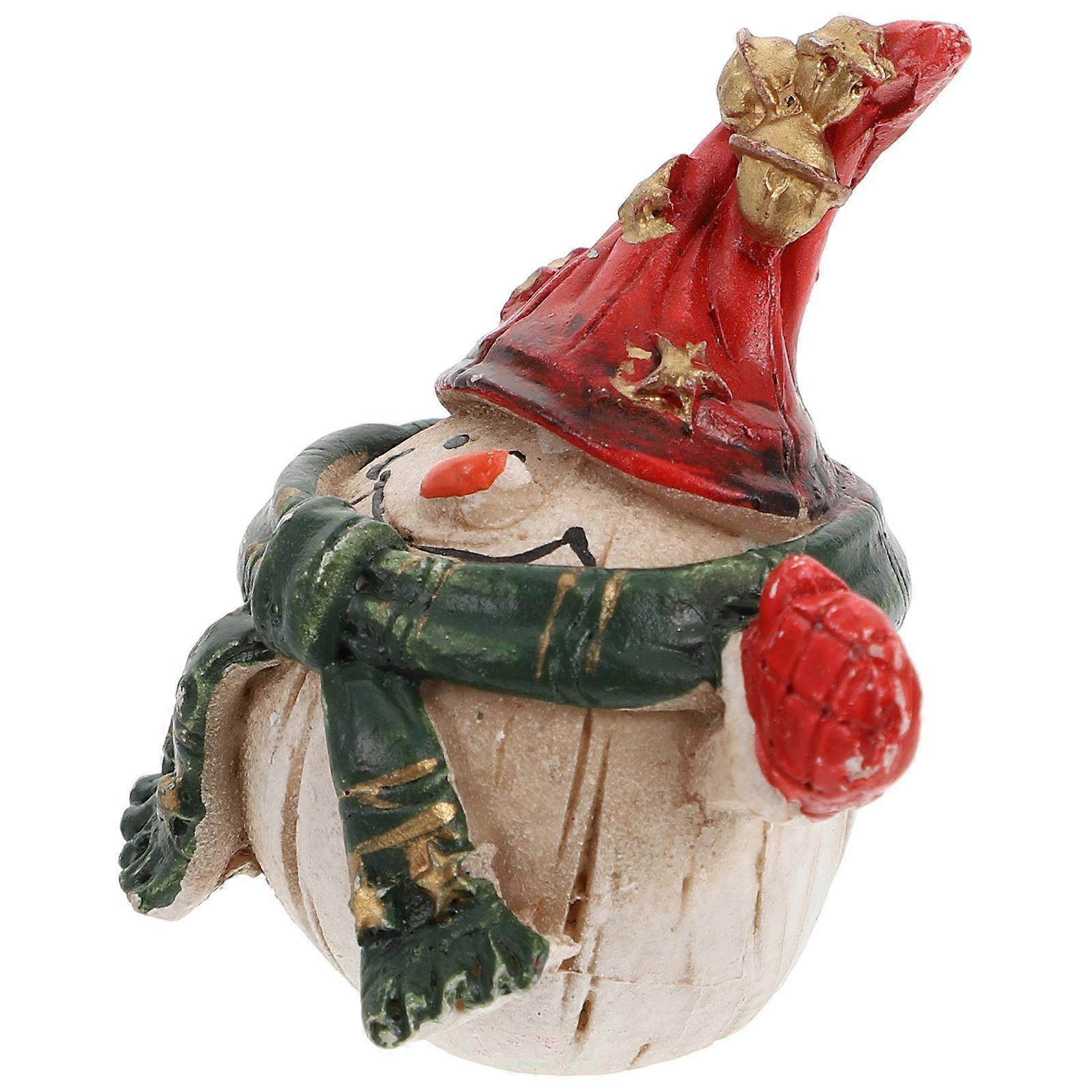 Unique Home Decor 1Pcs Multi Resin Snowman Decor Xmas Gift Featuring Style Versatility