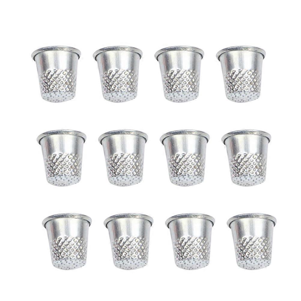Sewing Supplies Thimble Practical Design DIY Crafts Tools Store Use Silver 1.90x1.80x1.80CM 30Pcs