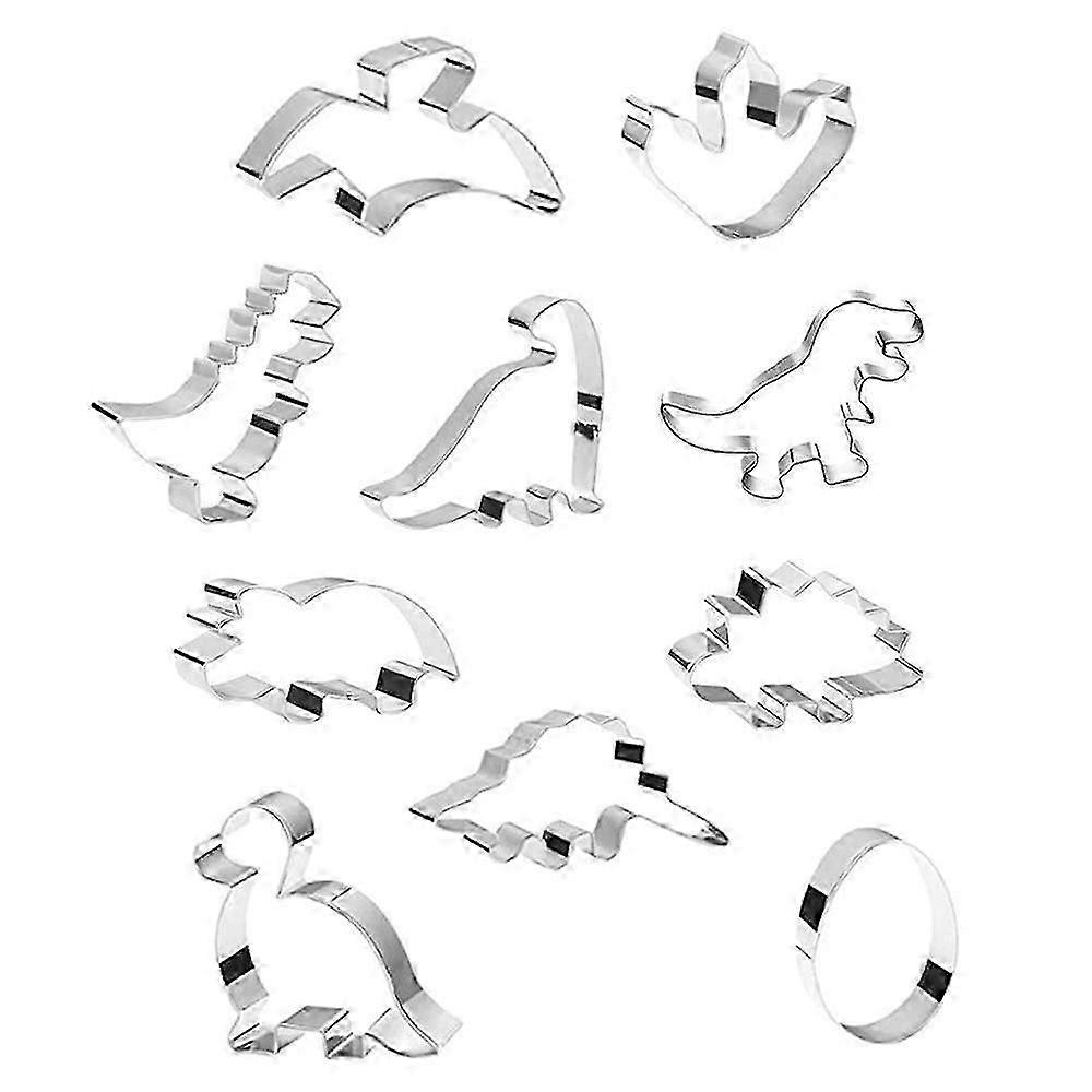 Cookie cutter, 10 pieces dino cookie cutter large