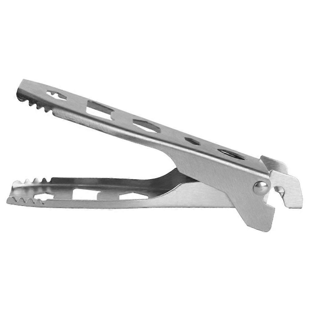 Convenient Pot Lifter Multi-Function Bbq Tong Curved Edges For Outdoor Activities Kitchen Use 1Set