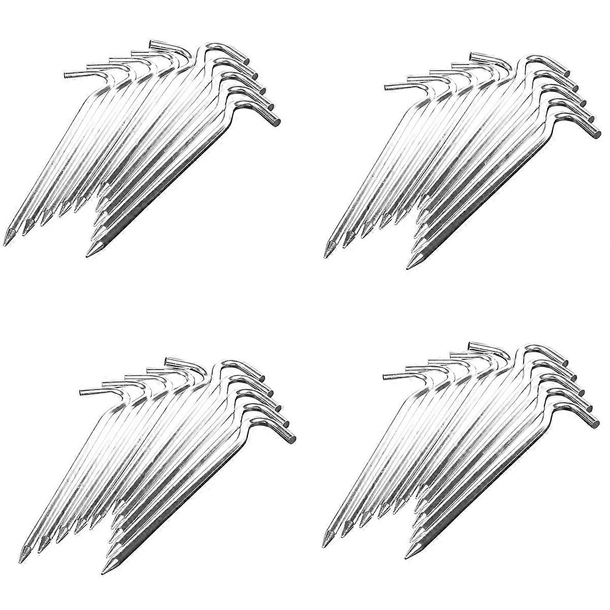 18cm long metal tent pegs heavy duty ground camping, 10 pegs