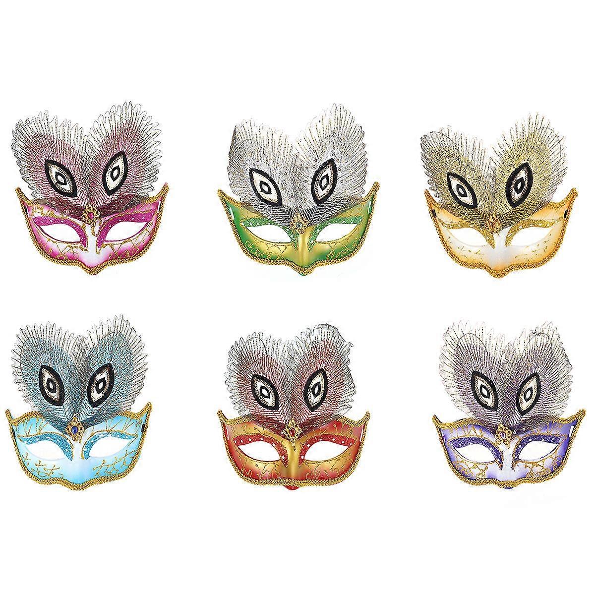 Party Masks for Adults Masquerade Half Mask Eyemask for Carnival Masquerade Pink Comfortable Wearing 1Pack