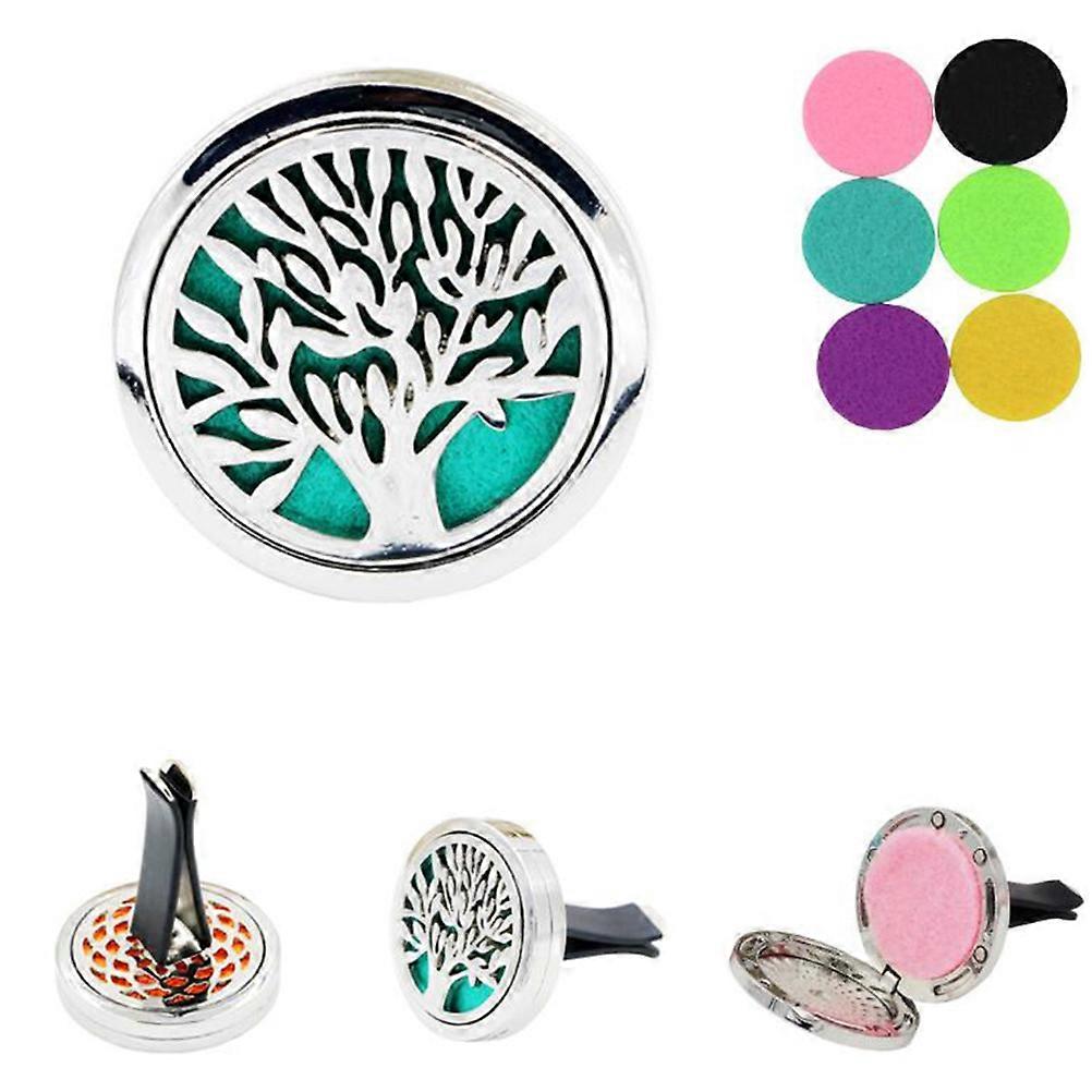 Auto Diffusor Vent Clip Auto Duft Diffusor Aromatherapie Ätherisches Öl Diffusor für Auto Lufterfrischer mit 10 Stück Nachfüllpad Liebe Zufällige Farbe