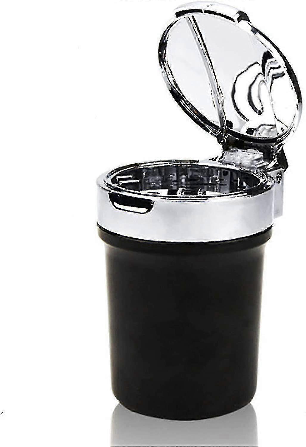 Smokeless Car Ashtray with Lid & LED Light