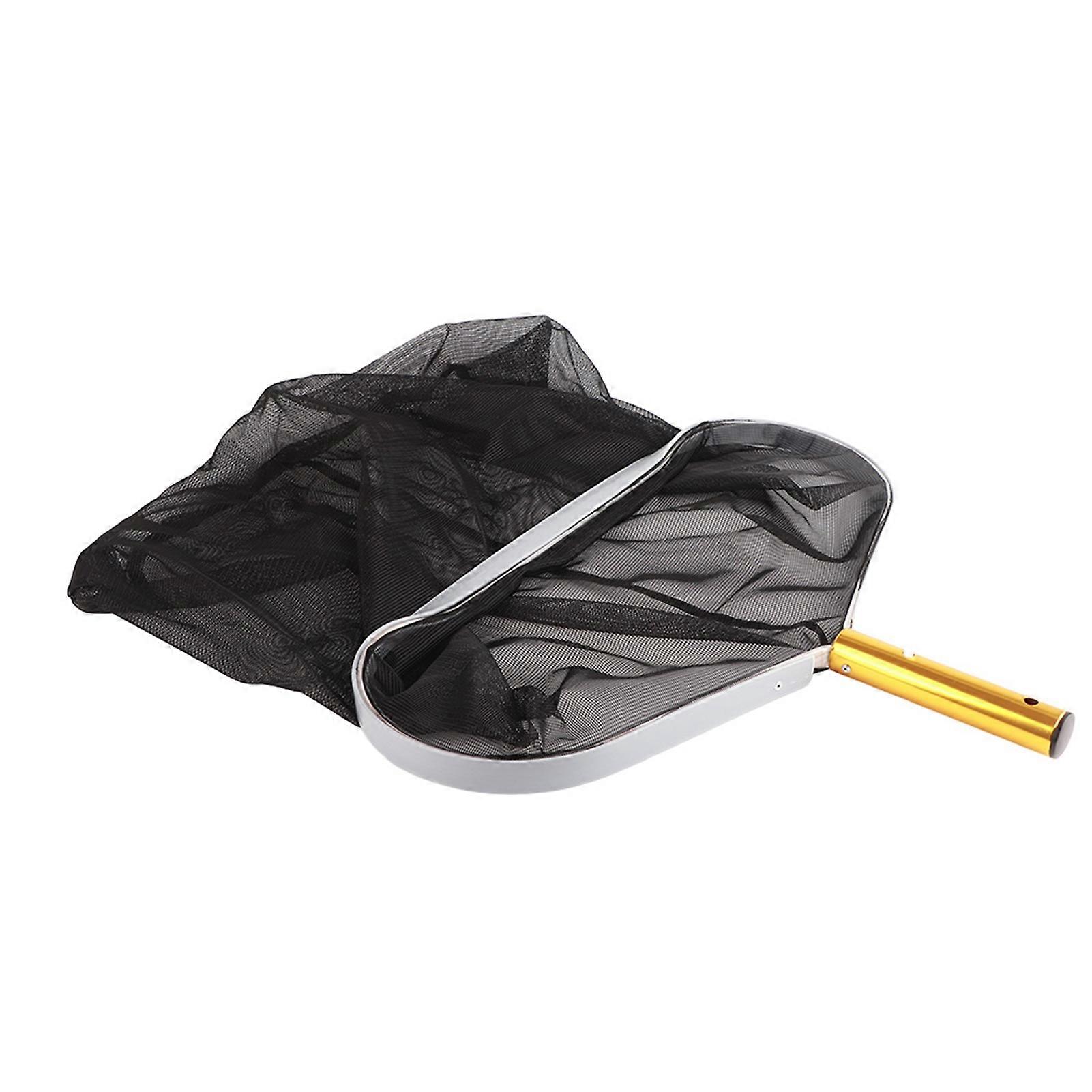 Heavy Duty Pool Leaf Rake, Fine Mesh Net, Fish Pond Skimmer Cleaner