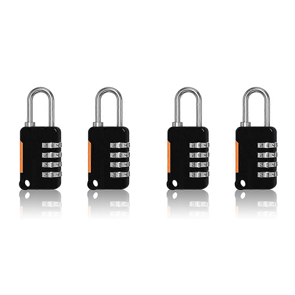 2PCS 4 Digit Number Combination Pad Lock Luggage Security Coded Lock